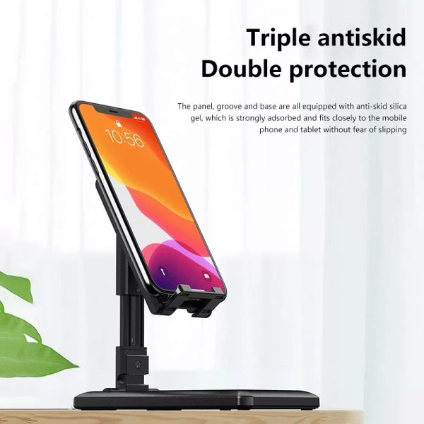 Phone Stand Desktop Tablet Holder Table Cell Foldable Extend Support Desk Mobile Phone Holder for iPhone for iPad Adjustable