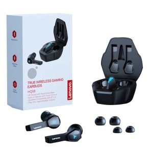 Lenovo HQ08 Wireless Bluetooth Gaming Headset AAC Programming Advanced Sound Quality LED Breathing Light Ear Earplugs Earphone